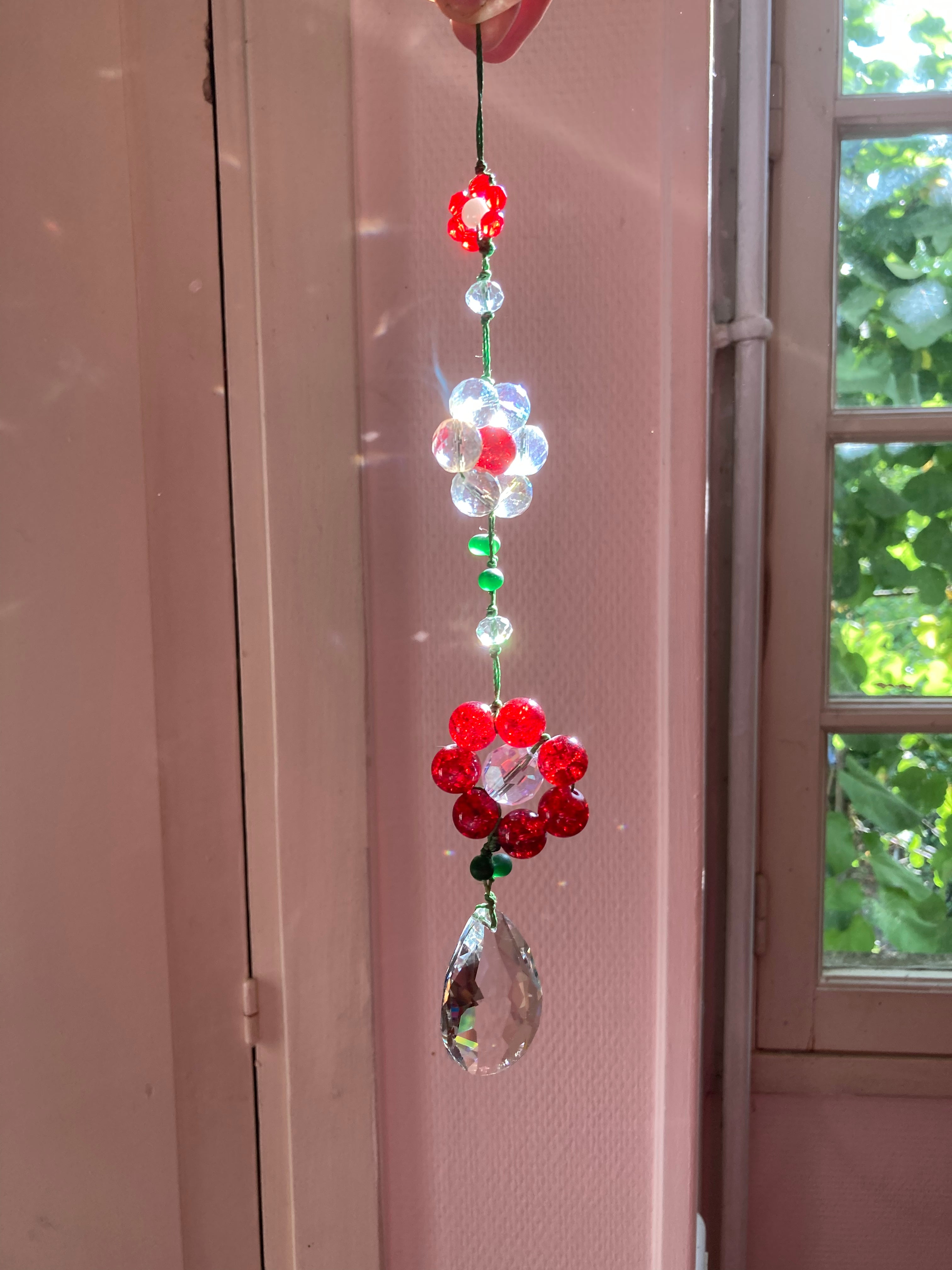 Handmade Flower Suncatcher