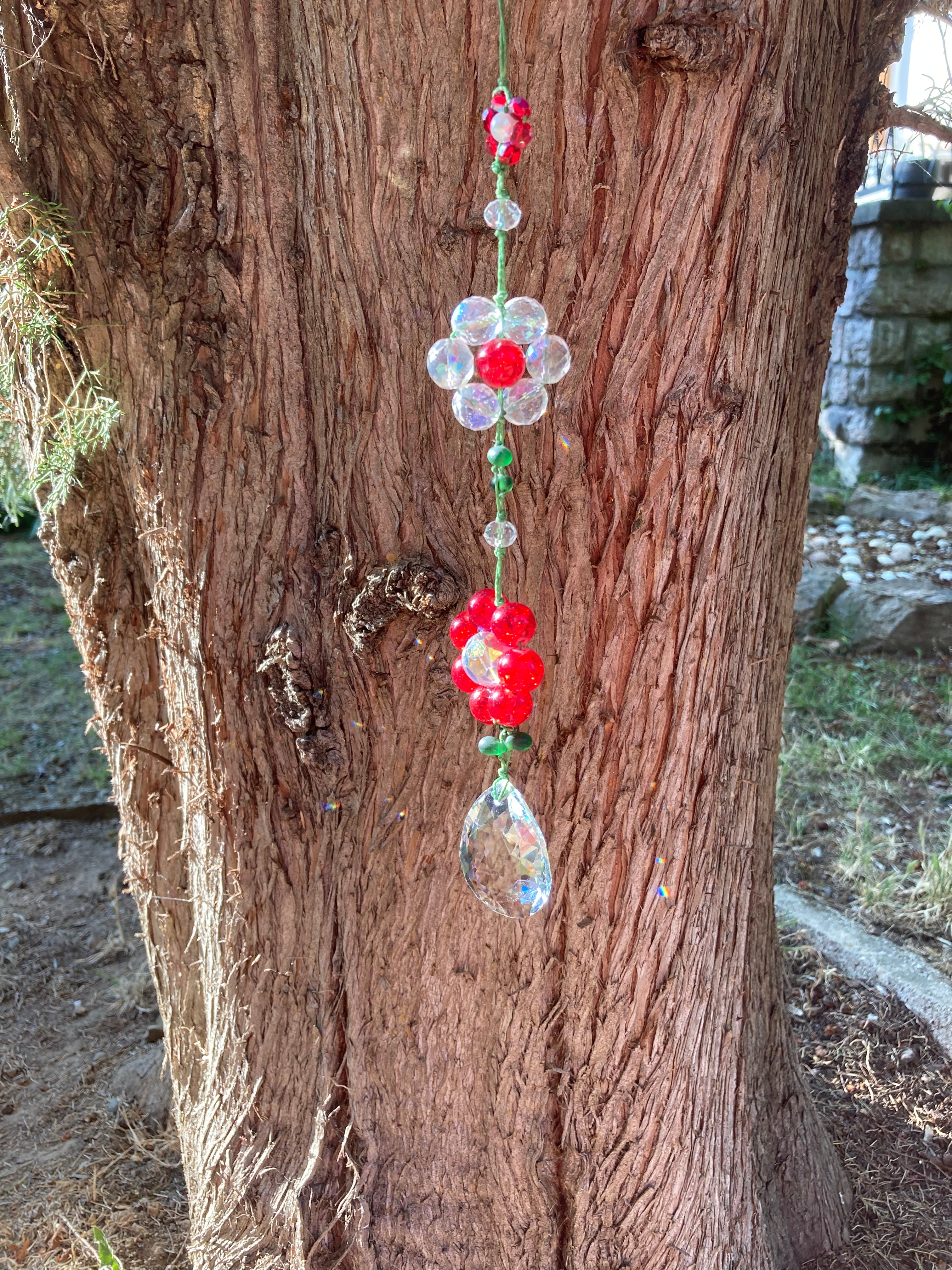 Handmade Flower Suncatcher
