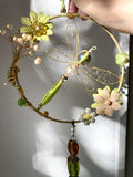 Springtime Dragonfly Wall Art with Tassel