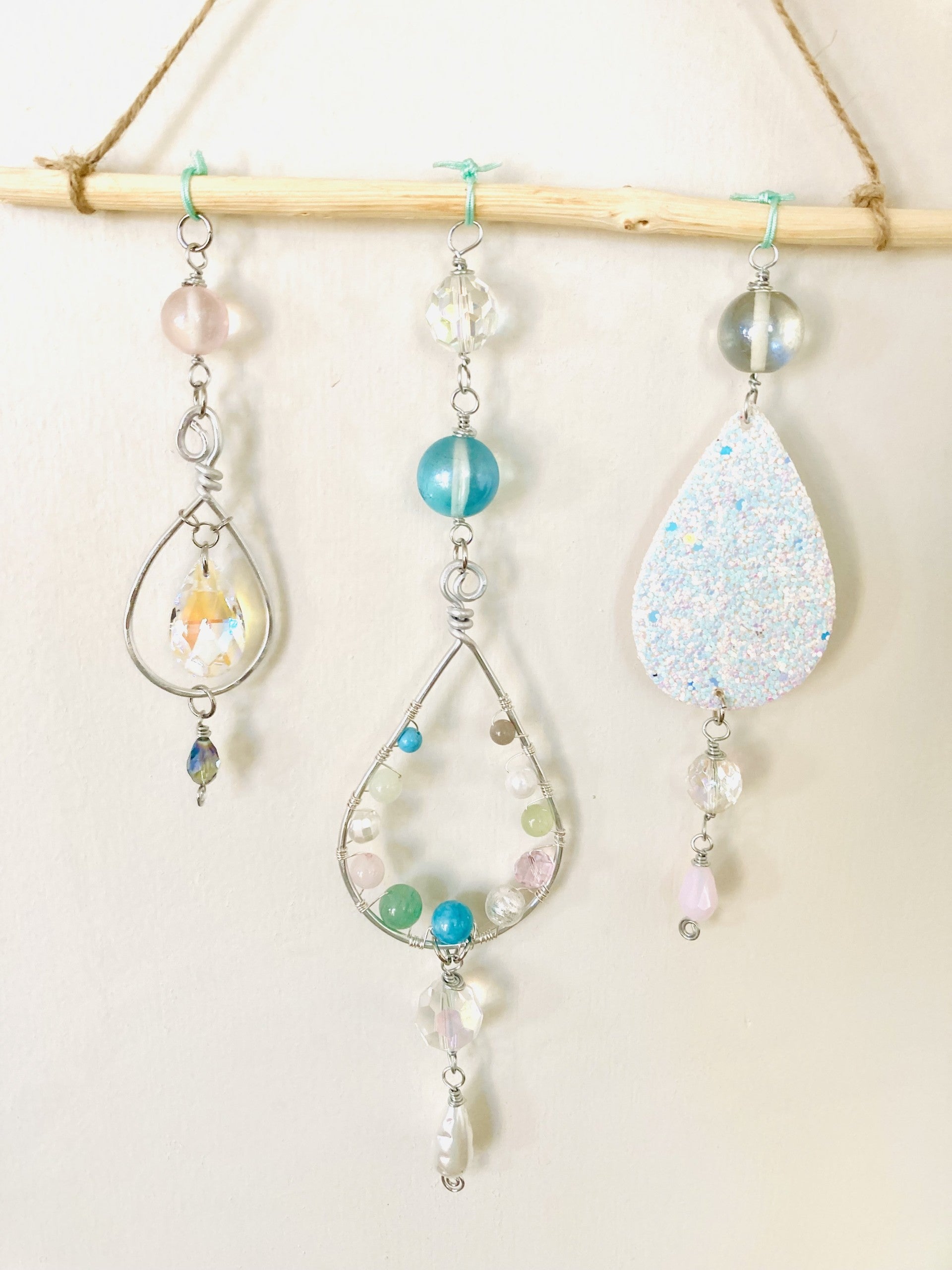 Handmade Whisper of Rain Suncatcher