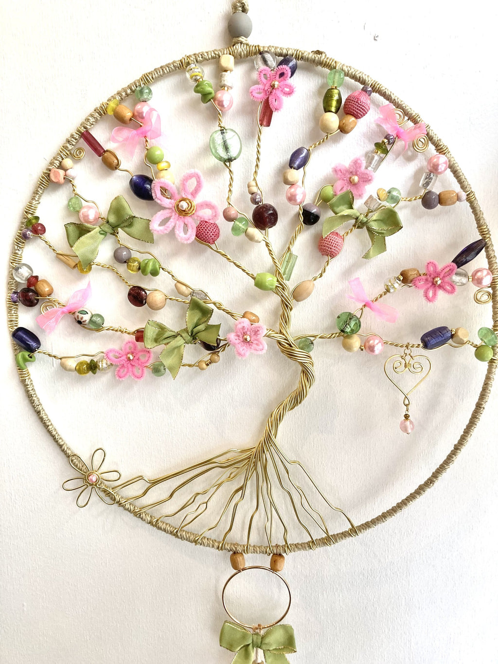 Handmade Spring Blossom Tree of Life Wall Decoration