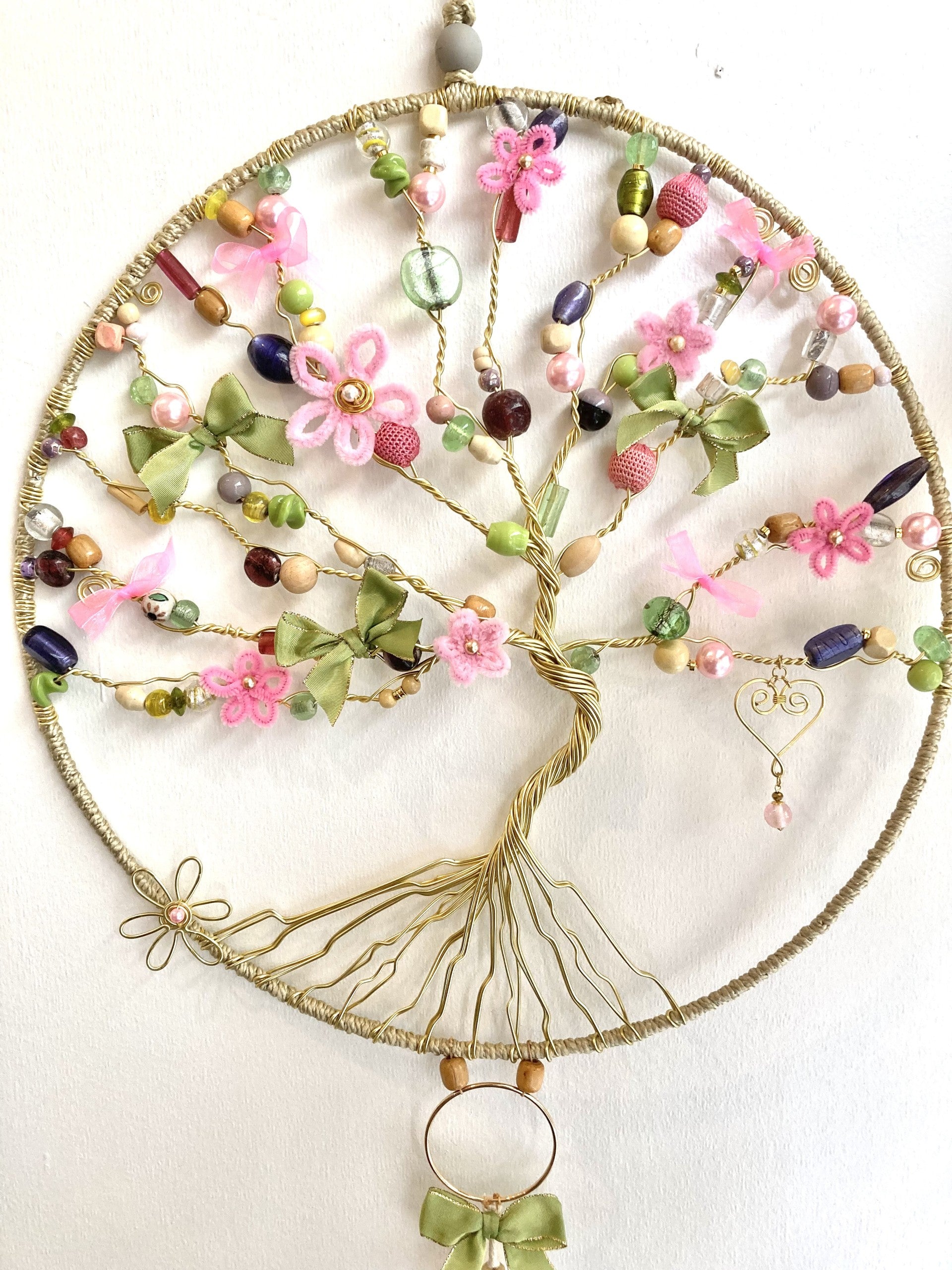 Handmade Spring Blossom Tree of Life Wall Decoration