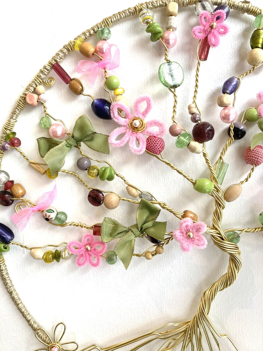 Handmade Spring Blossom Tree of Life Wall Decoration