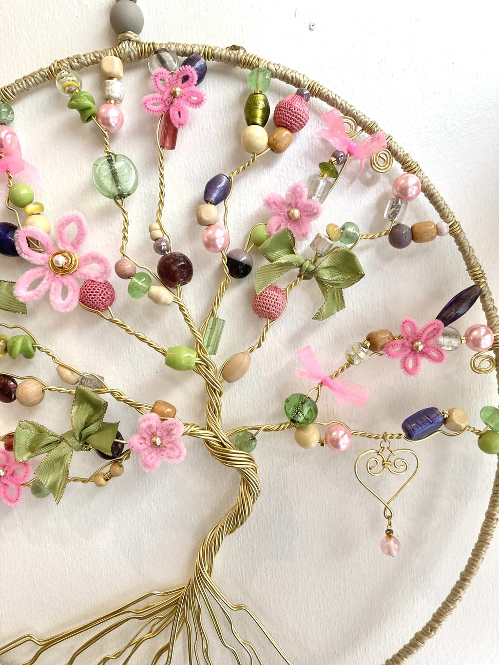 Handmade Spring Blossom Tree of Life Wall Decoration