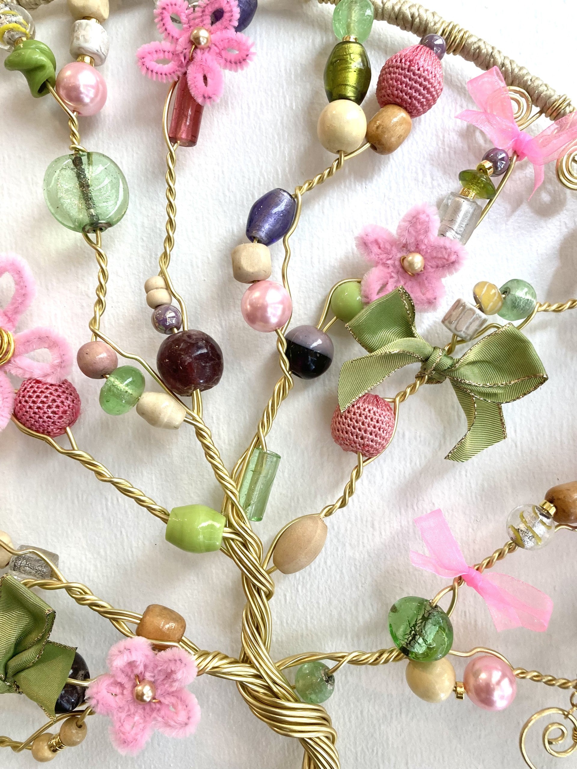 Handmade Spring Blossom Tree of Life Wall Decoration