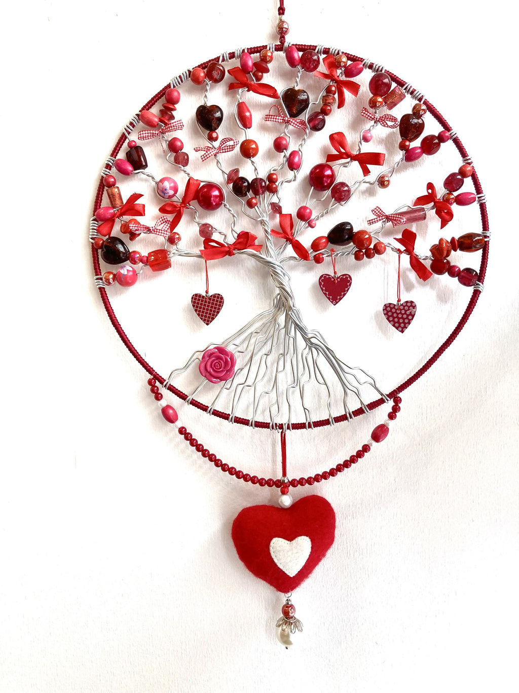 Handmade Valentine's Love Tree of Life Wall Decoration