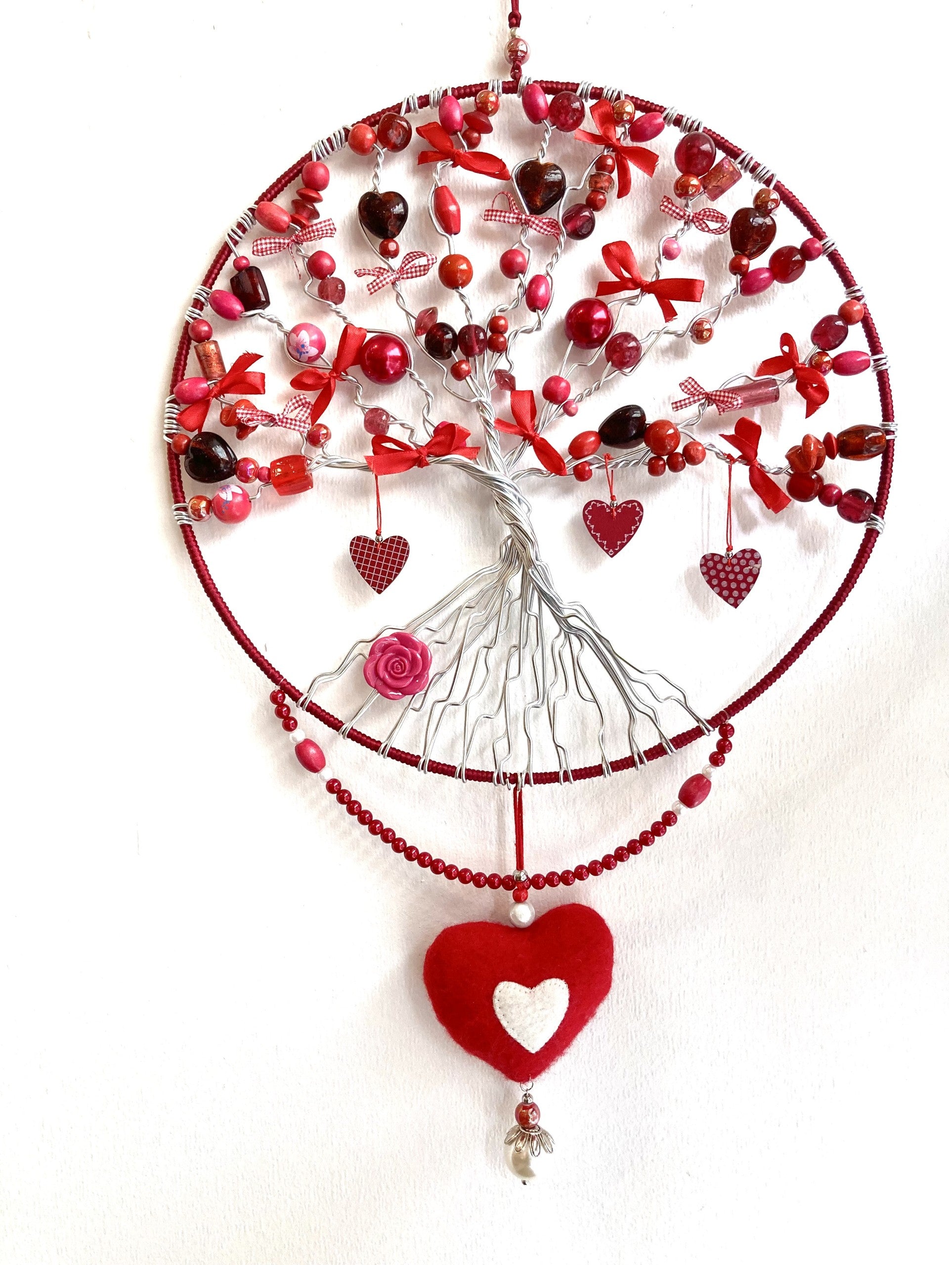 Handmade Valentine's Love Tree of Life Wall Decoration
