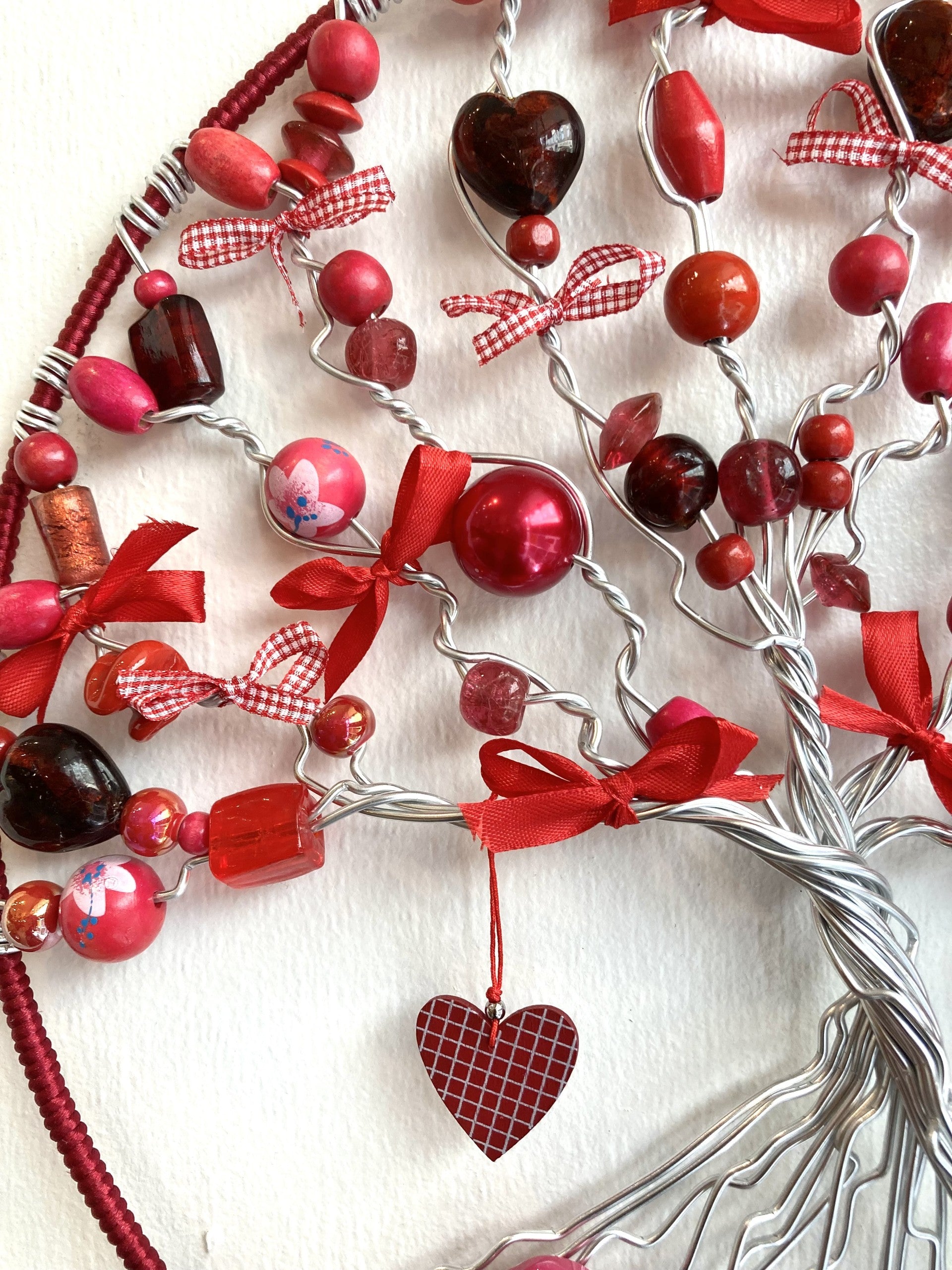 Handmade Valentine's Love Tree of Life Wall Decoration